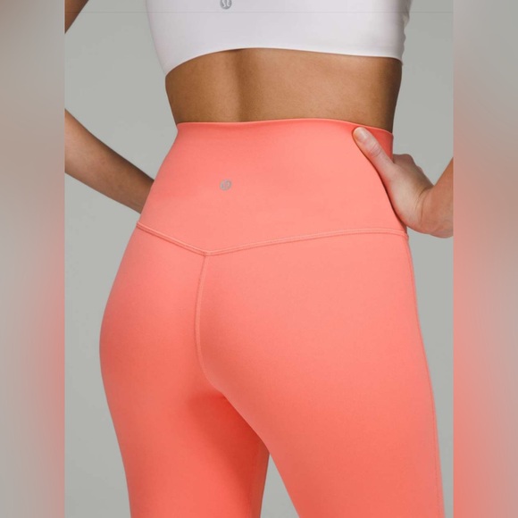 Lululemon Align Highlighter Coral Leggings size 6 - Picture 14 of 17